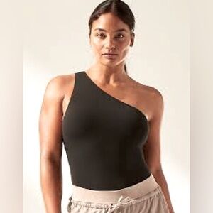 NWT Athleta Sutra One Shoulder Bodysuit, size medium